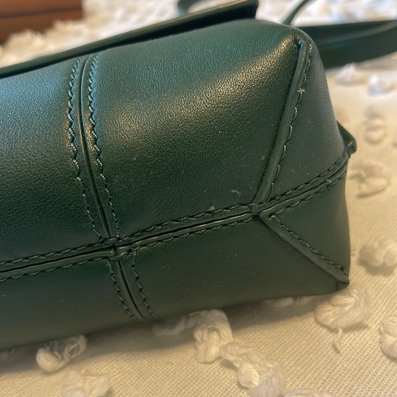 Tory Burch T-block Mini Satchel Green - Picture 9 of 10